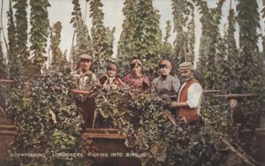 Cueilleurs de houblon (photo en couleur) - English Photographer