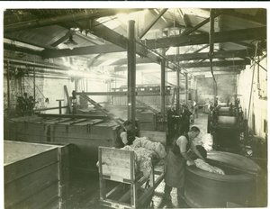 Teinturerie hydraulique, usine de tapis, 1923
