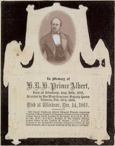 En mémoire de Son Altesse Royale le Prince Albert