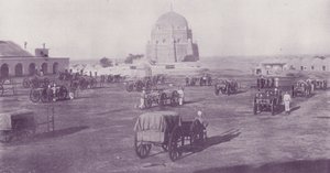 Intérieur du Vieux Fort, Mooltan, avec Batterie Lourde