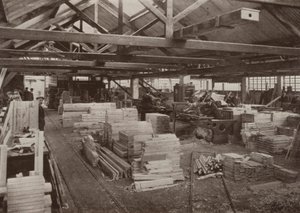 Usine de menuiserie, Burton-on-Trent : Vue de l