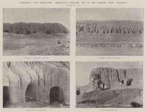 Habitations troglodytes de Kimberley, abris à l