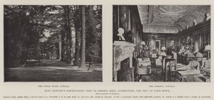 La prochaine visite du roi Édouard à Gopsall Hall, Atherstone, la résidence de Lord Howe