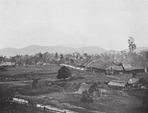 Kuala Lumpur en 1884, site des bureaux du gouvernement actuels - English Photographer