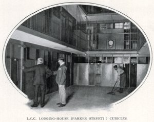 Maison de logement L.C.C. (Parker Street) : Cubicles