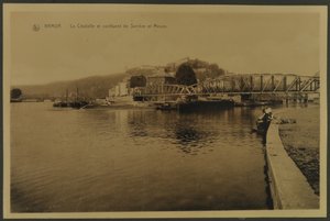La Citadelle et confluent de Sambre et Meuse, Namur, vers 1914 - English Photographer