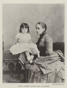 Lady Audrey Buller et sa fille