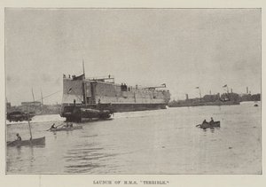 Lancement du HMS Terrible