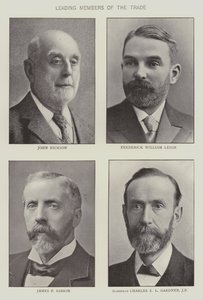 Membres éminents du commerce des épiciers (photo n/b) - English Photographer