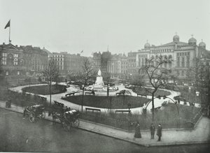 Leicester Square, Westminster LB : vue vers le nord-est, 1896