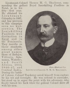 Lieutenant-colonel T. M. G. Thackeray