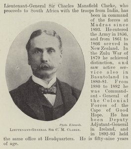 Lieutenant-général Sir C M Clarke