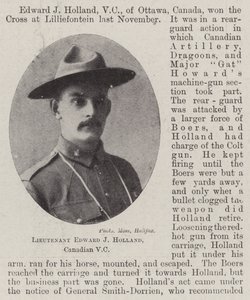 Lieutenant Edward J Holland, VC canadien