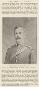 Lieutenant W E Stairs, RE, second en commandement de l