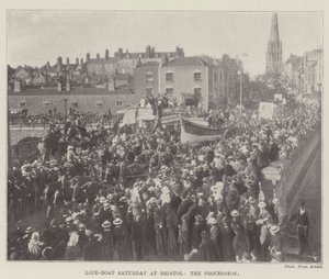 Life-Boat Saturday à Bristol, la procession - English Photographer