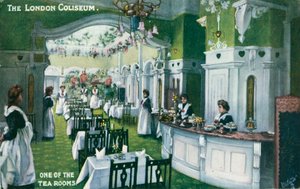 Colisée de Londres, Une des Salles de Thé - English Photographer