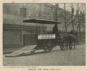 La nouvelle ambulance pour chevaux de Londres - English Photographer