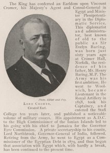 Lord Cromer, créé comte