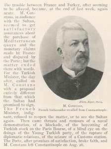 M. Constans, ambassadeur français rappelé de Constantinople - English Photographer