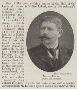 Maître Labori, avocat de Dreyfus - English Photographer