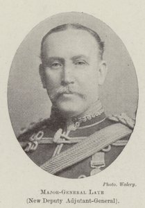 Major-général Laye, nouveau sous-adjudant général - English Photographer