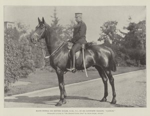Major-Général Sir Redvers Buller, GCB, VC, sur son cheval préféré, Gambler - English Photographer