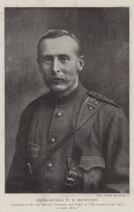 Major-Général W H Mackinnon, Commandant des City Imperial Volunteers, et auteur de The Journal of the CIV in South Africa - English Photographer