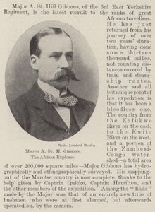 Major A St H Gibbons, l