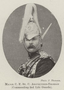 Major C F St C Anstruther-Thomson, commandant des 2nd Life Guards - English Photographer