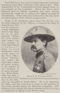 Major F R Burnham, DSO, célèbre éclaireur, récemment décoré par le roi - English Photographer