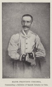 Major Francisco Cirujeda, commandant un bataillon d