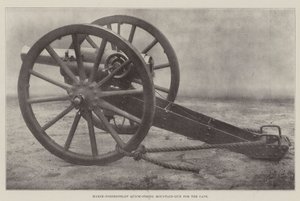 Canon de montagne à tir rapide Maxim-Nordenfeldt pour le Cap
