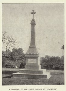 Mémorial à Sir John Inglis à Lucknow - English Photographer