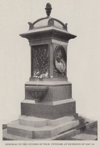 Mémorial à la duchesse de Teck, dévoilé à Richmond le 16 mai - English Photographer