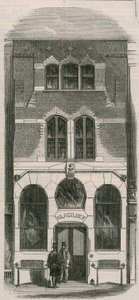 Bureau de vin de Messrs Gilbey, Oxford Street - English Photographer