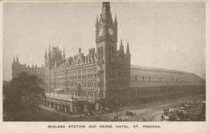 Gare de Midland et Grand Hôtel, St Pancras, Londres