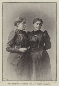 Mlle Frances E Willard et Lady Henry Somerset - English Photographer