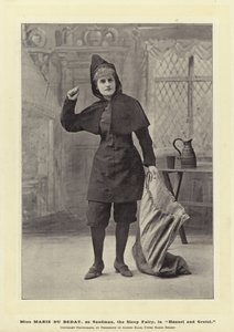 Mlle Marie Du Bedat, en Marchand de sable, la fée du sommeil, dans Hansel et Gretel