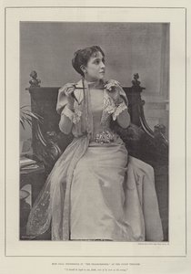Mlle Olga Nethersole dans The Transgressor, au Court Theatre