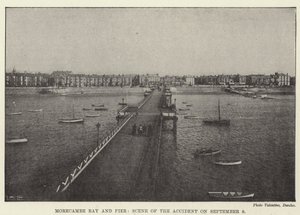 Baie et jetée de Morecambe, scène de l