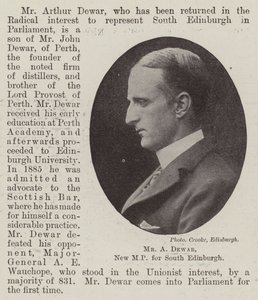 M. A. Dewar, nouveau député pour le sud d