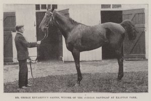 M. George Edwardess Santoi, vainqueur du Jubilee Handicap à Kempton Park