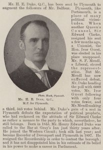 M. H E Duke, QC, député de Plymouth