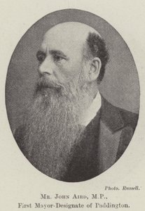 M. John Aird, MP, premier maire désigné de Paddington - English Photographer