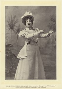 M. John F Sheridan, en Lady Fitzwarren dans Dandy Dick Whittington