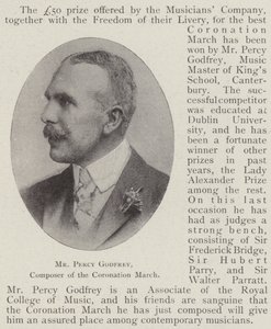 M. Percy Godfrey, compositeur de la Marche du couronnement - English Photographer