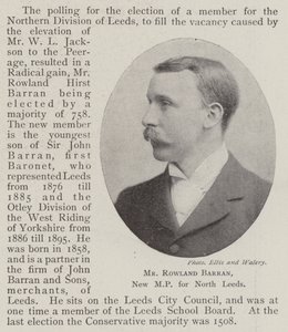 M. Rowland Barran, nouveau député de North Leeds - English Photographer