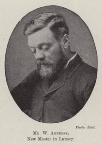 M. W. Ambrose, nouveau maître en aliénation mentale - English Photographer