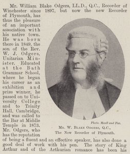M. W Blake Odgers, QC, le nouveau greffier de Plymouth - English Photographer