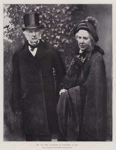 M. et Mme Gladstone à Hawarden en 1895 - English Photographer